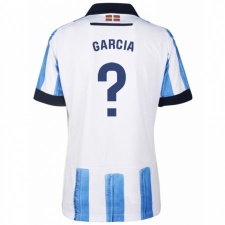 Kandiny Herren Alex Garcia #0 Blau Weiss Heimtrikot Trikot 2023/24 T-Shirt