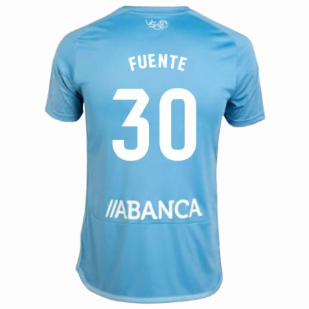 Kandiny Herren Mario Fuente #30 Blau Heimtrikot Trikot 2023/24 T-Shirt
