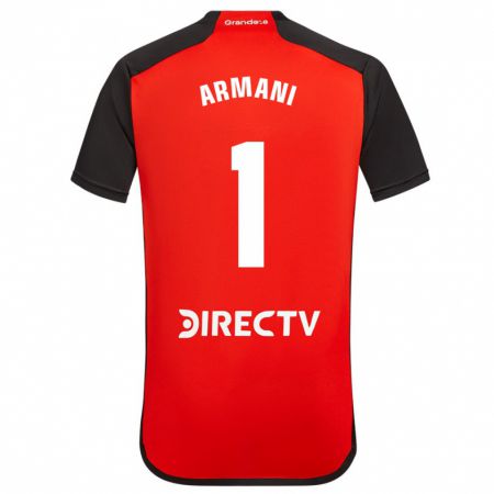 Kandiny Herren Franco Armani #1 Rot Auswärtstrikot Trikot 2023/24 T-Shirt