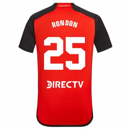 Kandiny Herren Salomón Rondón #25 Rot Auswärtstrikot Trikot 2023/24 T-Shirt