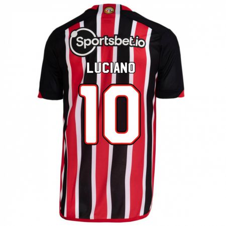 Kandiny Herren Luciano #10 Blau Rot Auswärtstrikot Trikot 2023/24 T-Shirt