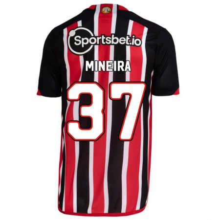 Kandiny Herren Rafa Mineira #37 Blau Rot Auswärtstrikot Trikot 2023/24 T-Shirt