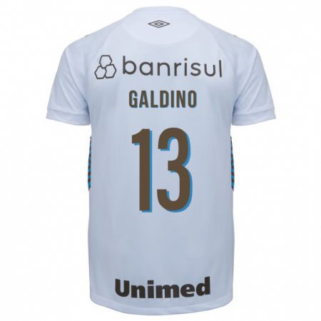 Kandiny Herren Everton Galdino #13 Weiß Auswärtstrikot Trikot 2023/24 T-Shirt