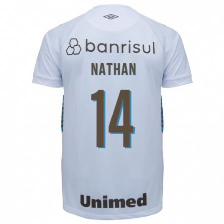 Kandiny Herren Nathan #14 Weiß Auswärtstrikot Trikot 2023/24 T-Shirt
