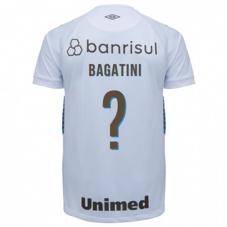 Kandiny Herren Gustavo Bagatini #0 Weiß Auswärtstrikot Trikot 2023/24 T-Shirt