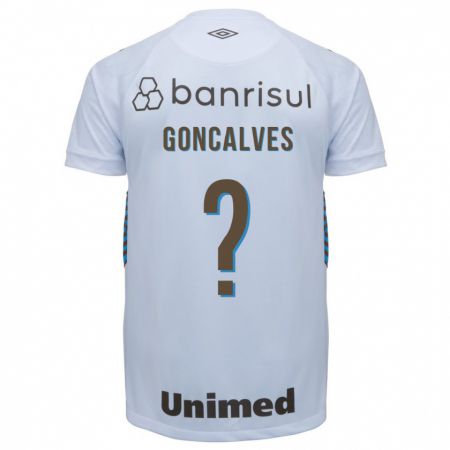 Kandiny Herren Matheus Gonçalves #0 Weiß Auswärtstrikot Trikot 2023/24 T-Shirt