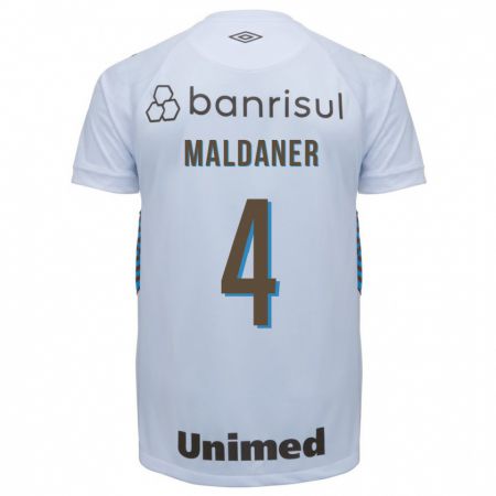 Kandiny Herren Pati Maldaner #4 Weiß Auswärtstrikot Trikot 2023/24 T-Shirt