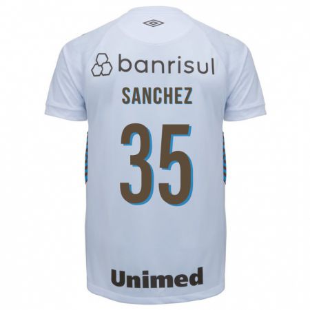 Kandiny Herren Lari Sanchez #35 Weiß Auswärtstrikot Trikot 2023/24 T-Shirt