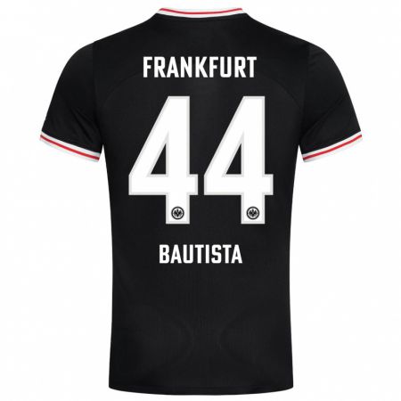 Kandiny Herren Davis Bautista #44 Schwarz Auswärtstrikot Trikot 2023/24 T-Shirt
