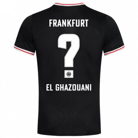 Kandiny Herren Mohamed El Ghazouani #0 Schwarz Auswärtstrikot Trikot 2023/24 T-Shirt