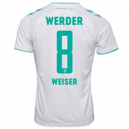 Kandiny Herren Mitchell Weiser #8 Weiß Auswärtstrikot Trikot 2023/24 T-Shirt
