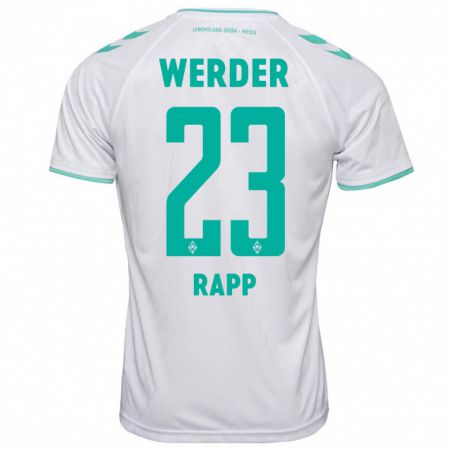 Kandiny Herren Nicolai Rapp #23 Weiß Auswärtstrikot Trikot 2023/24 T-Shirt