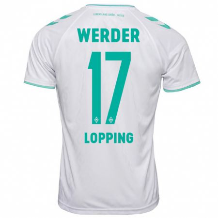 Kandiny Herren Jakob Löpping #17 Weiß Auswärtstrikot Trikot 2023/24 T-Shirt