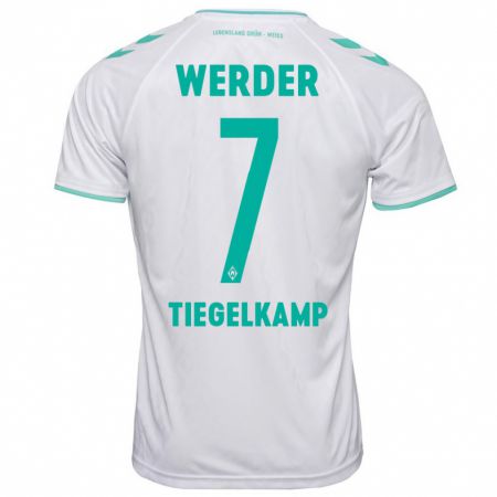 Kandiny Herren Maximilian Tiegelkamp #7 Weiß Auswärtstrikot Trikot 2023/24 T-Shirt