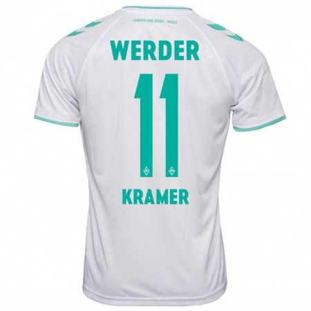 Kandiny Herren Levi-Marinus Kramer #11 Weiß Auswärtstrikot Trikot 2023/24 T-Shirt
