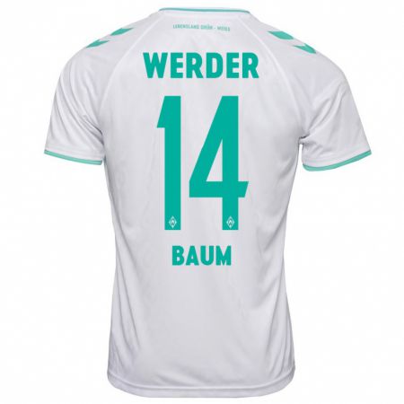 Kandiny Herren Lennart Baum #14 Weiß Auswärtstrikot Trikot 2023/24 T-Shirt
