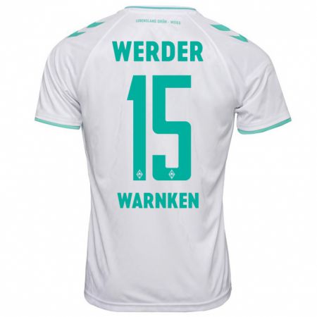 Kandiny Herren Jannes Warnken #15 Weiß Auswärtstrikot Trikot 2023/24 T-Shirt