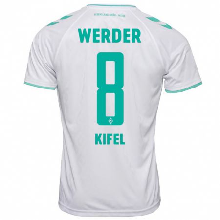 Kandiny Herren Denis Kifel #8 Weiß Auswärtstrikot Trikot 2023/24 T-Shirt