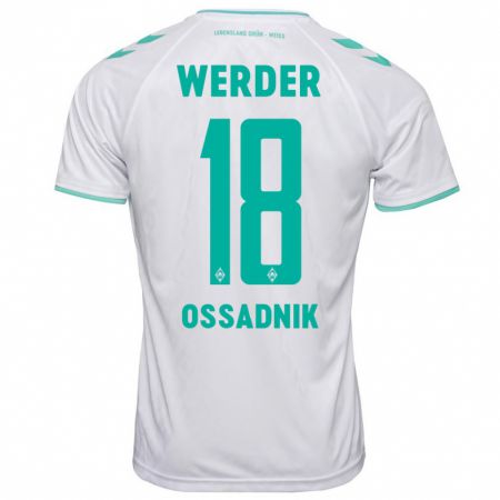 Kandiny Herren Jannes Ossadnik #18 Weiß Auswärtstrikot Trikot 2023/24 T-Shirt