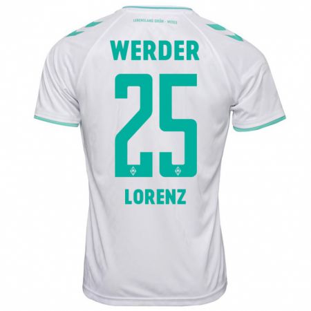 Kandiny Herren Jacob Lorenz #25 Weiß Auswärtstrikot Trikot 2023/24 T-Shirt