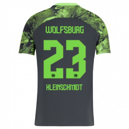 Kandiny Herren Max Kleinschmidt #23 Dunkelgrau Auswärtstrikot Trikot 2023/24 T-Shirt