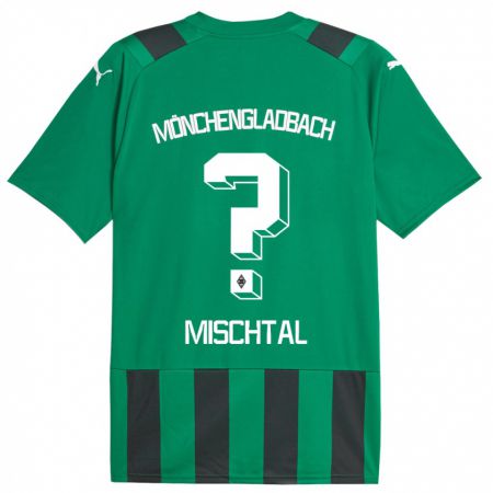 Kandiny Herren Kilian Mischtal #0 Schwarz Grün Auswärtstrikot Trikot 2023/24 T-Shirt