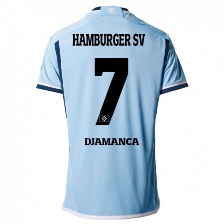 Kandiny Herren Ismaila Djamanca #7 Blau Auswärtstrikot Trikot 2023/24 T-Shirt