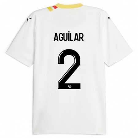 Kandiny Herren Ruben Aguilar #2 Schwarz Auswärtstrikot Trikot 2023/24 T-Shirt
