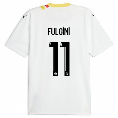 Kandiny Herren Angelo Fulgini #11 Schwarz Auswärtstrikot Trikot 2023/24 T-Shirt