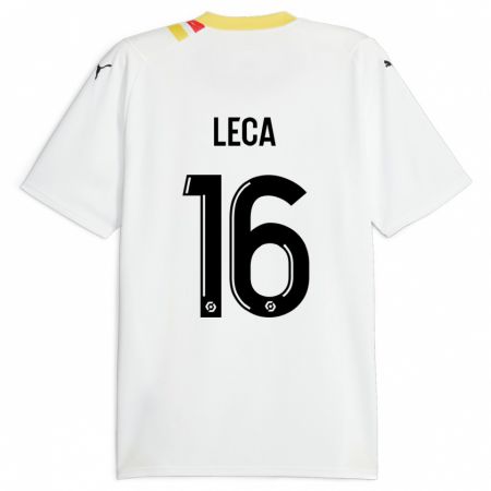 Kandiny Herren Jean-Louis Leca #16 Schwarz Auswärtstrikot Trikot 2023/24 T-Shirt