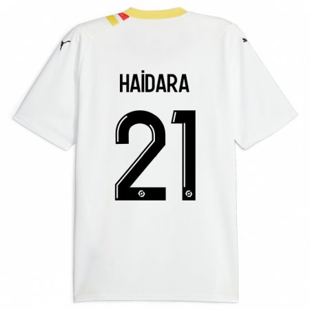 Kandiny Herren Massadio Haidara #21 Schwarz Auswärtstrikot Trikot 2023/24 T-Shirt