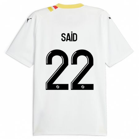 Kandiny Herren Wesley Saïd #22 Schwarz Auswärtstrikot Trikot 2023/24 T-Shirt
