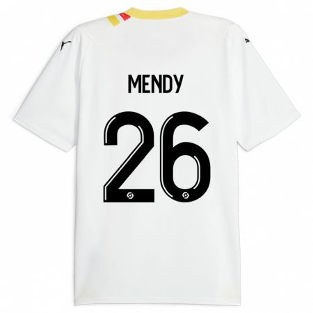 Kandiny Herren Nampalys Mendy #26 Schwarz Auswärtstrikot Trikot 2023/24 T-Shirt