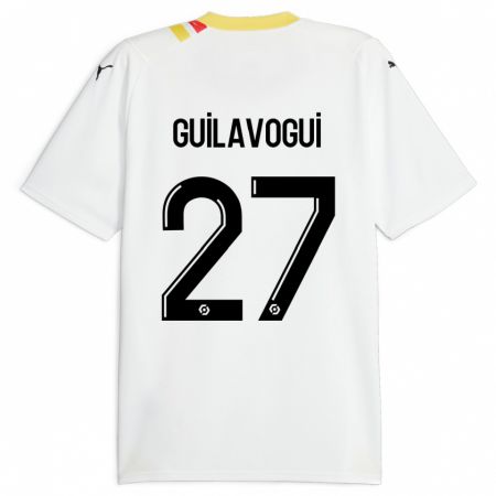 Kandiny Herren Morgan Guilavogui #27 Schwarz Auswärtstrikot Trikot 2023/24 T-Shirt