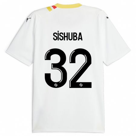 Kandiny Herren Ayanda Sishuba #32 Schwarz Auswärtstrikot Trikot 2023/24 T-Shirt