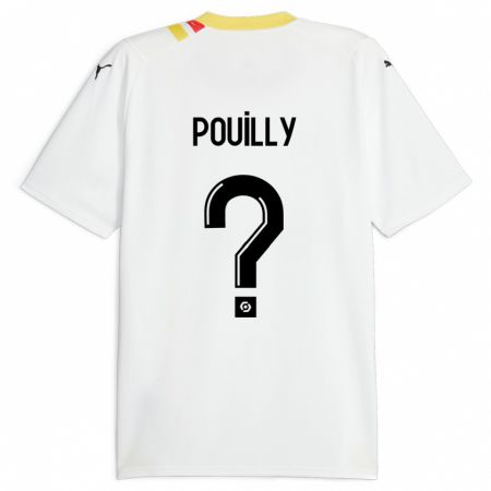 Kandiny Herren Tom Pouilly #0 Schwarz Auswärtstrikot Trikot 2023/24 T-Shirt