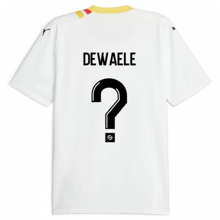 Kandiny Herren Florian Dewaele #0 Schwarz Auswärtstrikot Trikot 2023/24 T-Shirt
