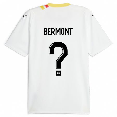 Kandiny Herren Anthony Bermont #0 Schwarz Auswärtstrikot Trikot 2023/24 T-Shirt