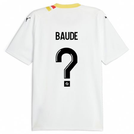 Kandiny Herren Léo Baudé #0 Schwarz Auswärtstrikot Trikot 2023/24 T-Shirt