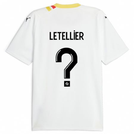 Kandiny Herren Trévor Letellier #0 Schwarz Auswärtstrikot Trikot 2023/24 T-Shirt