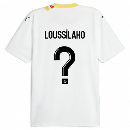 Kandiny Herren Lenny Dziki Loussilaho #0 Schwarz Auswärtstrikot Trikot 2023/24 T-Shirt
