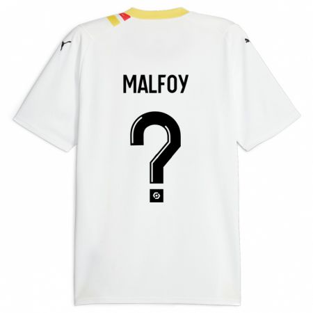 Kandiny Herren Lucas Malfoy #0 Schwarz Auswärtstrikot Trikot 2023/24 T-Shirt