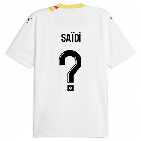 Kandiny Herren Kahissa Saïdi #0 Schwarz Auswärtstrikot Trikot 2023/24 T-Shirt
