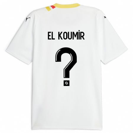 Kandiny Herren Kaïna El Koumir #0 Schwarz Auswärtstrikot Trikot 2023/24 T-Shirt