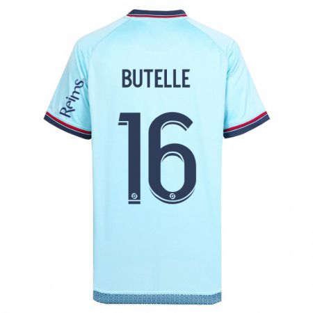 Kandiny Herren Ludovic Butelle #16 Himmelblau Auswärtstrikot Trikot 2023/24 T-Shirt