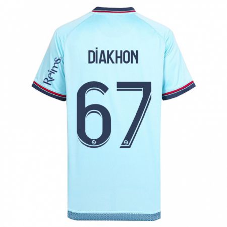 Kandiny Herren Mamadou Diakhon #67 Himmelblau Auswärtstrikot Trikot 2023/24 T-Shirt