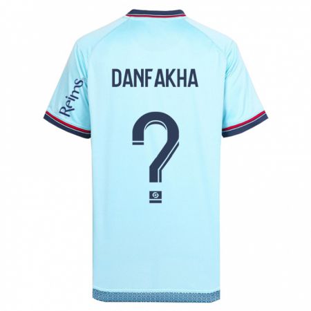 Kandiny Herren Dialla Danfakha #0 Himmelblau Auswärtstrikot Trikot 2023/24 T-Shirt