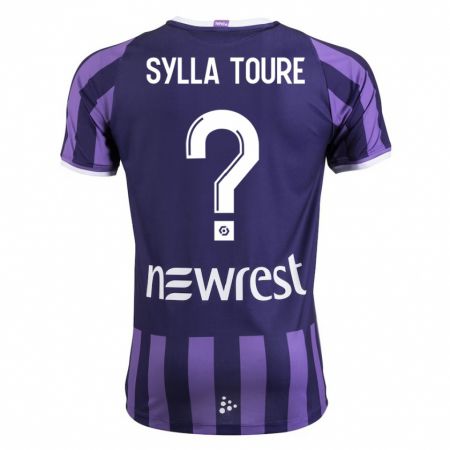Kandiny Herren Ismael Sylla Touré #0 Lila Auswärtstrikot Trikot 2023/24 T-Shirt