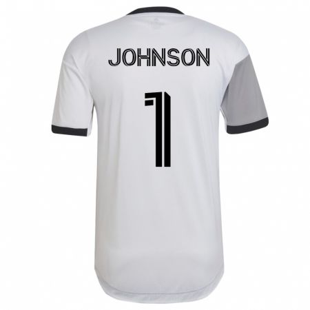 Kandiny Herren Sean Johnson #1 Weiß Auswärtstrikot Trikot 2023/24 T-Shirt