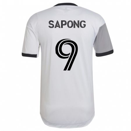 Kandiny Herren C.j. Sapong #9 Weiß Auswärtstrikot Trikot 2023/24 T-Shirt